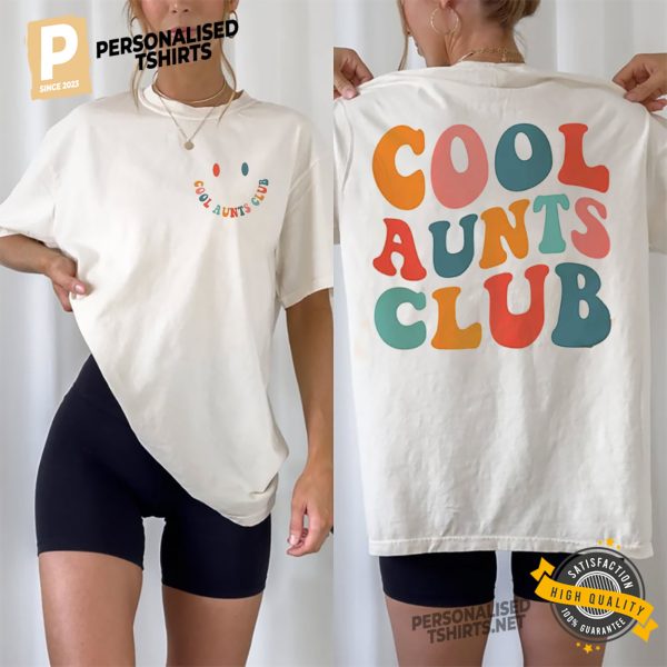 Cool Aunts Club Auntie Comfort Colors Tee