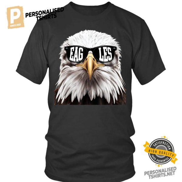 Cool Face Eagles Flying Bird T shirt 1