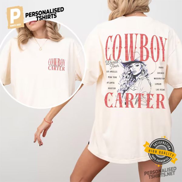 Cowboy Carter Tour 2025 2 Side Shirt