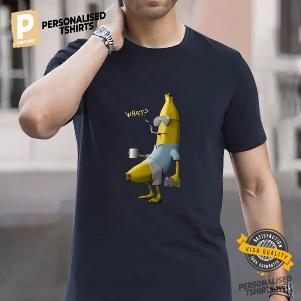 Creative Banana Cartoon T shirt 1