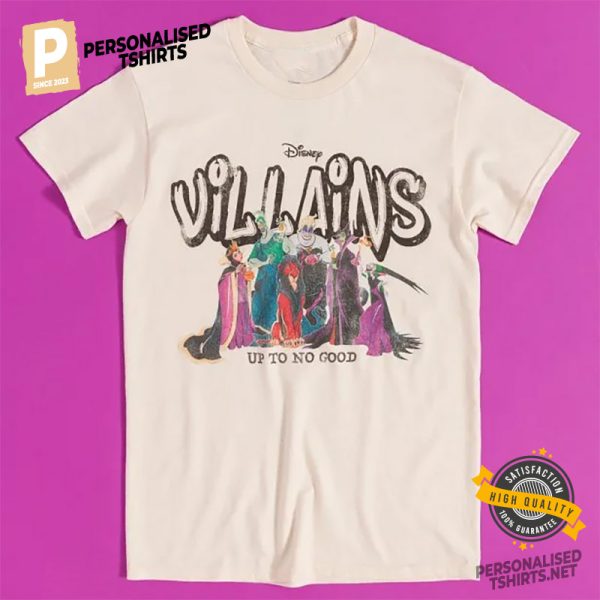 Disney Villains Up To No Good Shirt 1