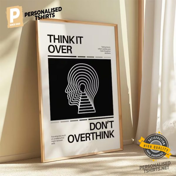 Don't Overthink Poster