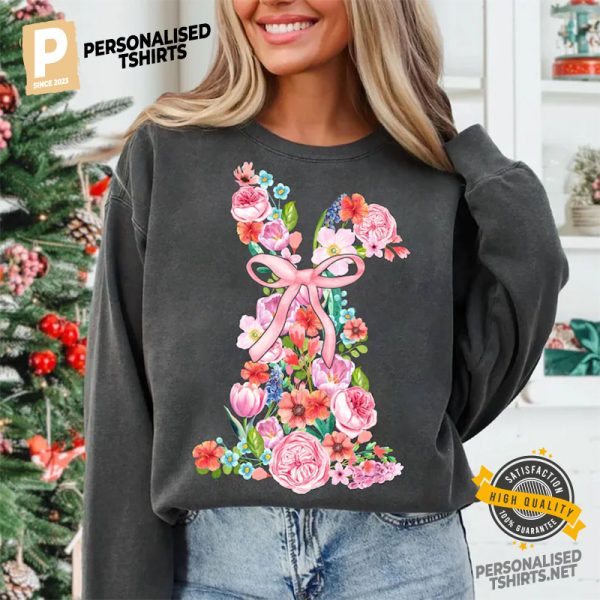 Floral Easter Bunny Shirt