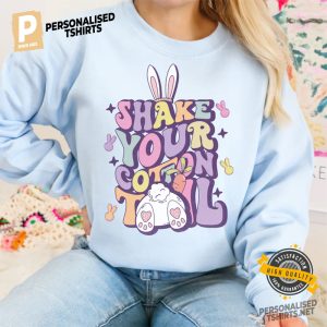 Funny Bunny Easter Comfort Colors Tee 1