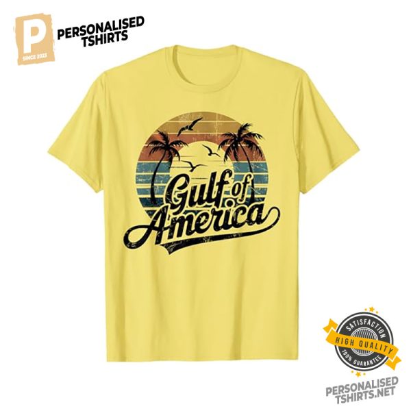 Gulf Of America 2025 Vintage Style Shirt 2