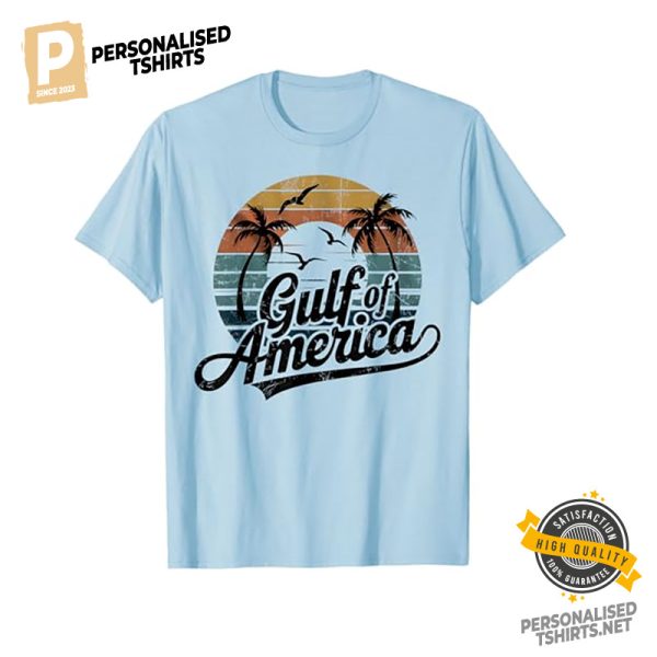 Gulf Of America 2025 Vintage Style Shirt 3