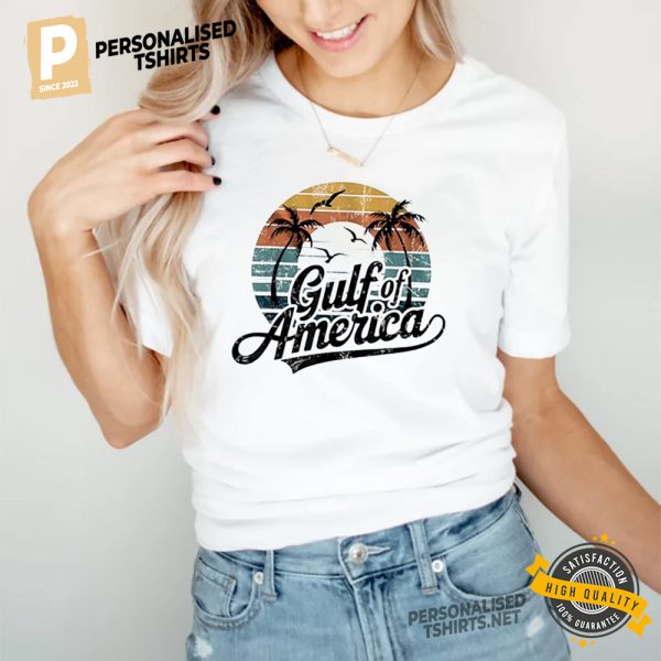 Gulf Of America 2025 Vintage Style Shirt