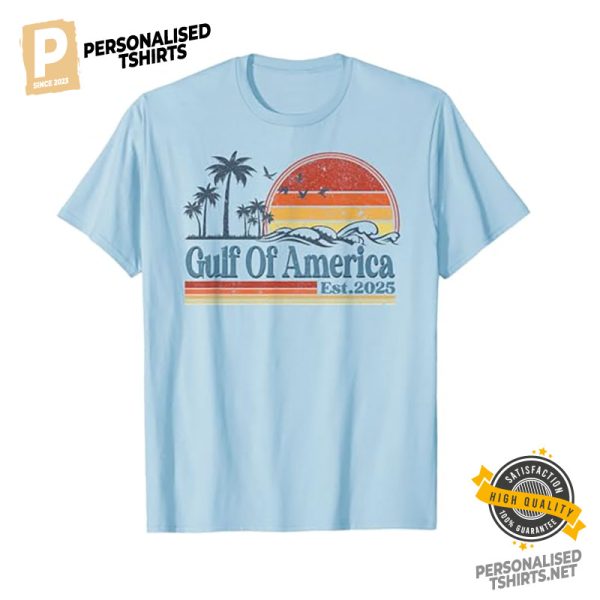 Gulf Of US America Est.2025 Retro Shirt 2