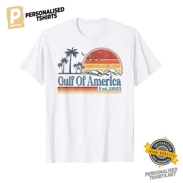 Gulf Of US America Est.2025 Retro Shirt 3