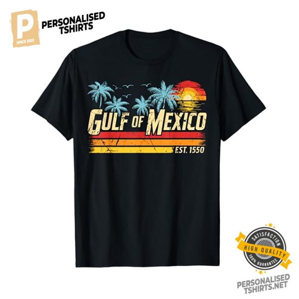 Gulf of Mexico Forever Vintage Sunset Beach Shirt 1