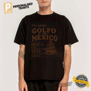 Gulf of Mexico Name Origin 1550 Comfort Colors Tee