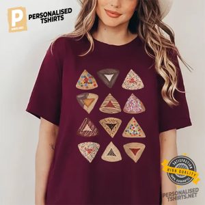 Hamantaschen Purim Stand with Israel Comfort Colors Tee 1