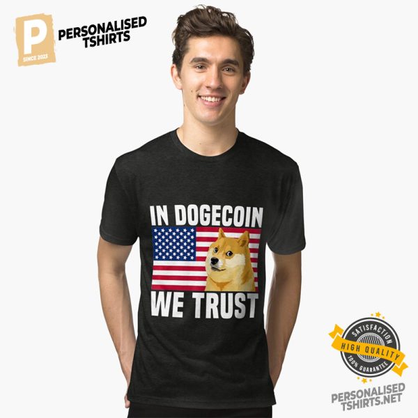 In dogecoin we pray Shirt 1