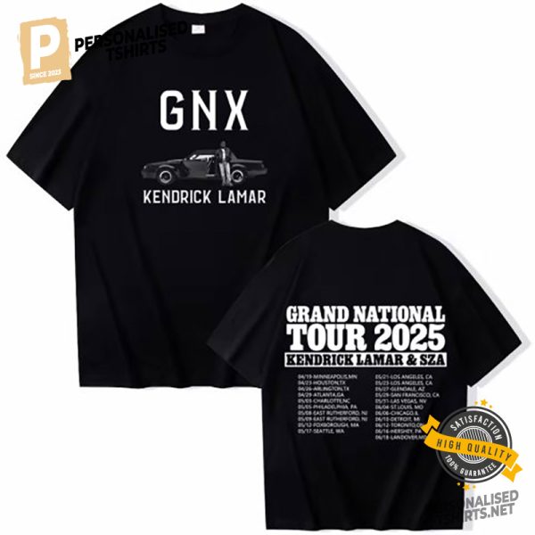 Kendrick lamar & SZA Grand National 2 Side Shirt 1