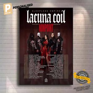 Lacuna Coil Sleepless Empire Poster