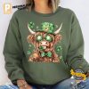 Lucky Highland Cow St. Patrick's Day Comfort Colors Tee 1