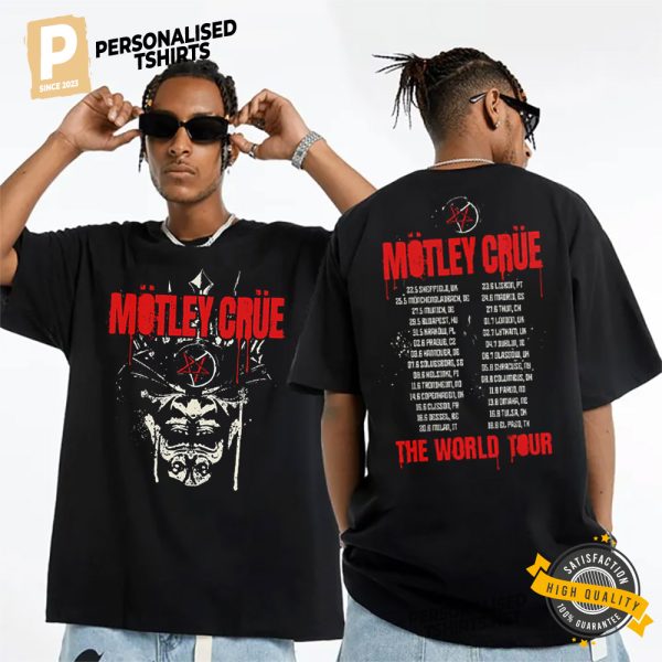 Motley Crue Future World Tour 2 Side Shirt