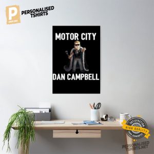 Motor City Dan Campbell Poster 1