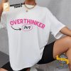 Pink overthinker mental health shirt 1