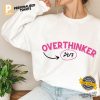 Pink overthinker mental health shirt