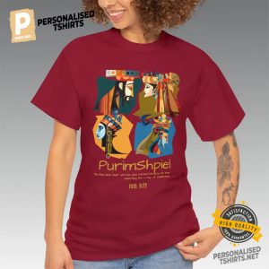 PurimShpiel Funny Characters Comfort Colors Tee 2