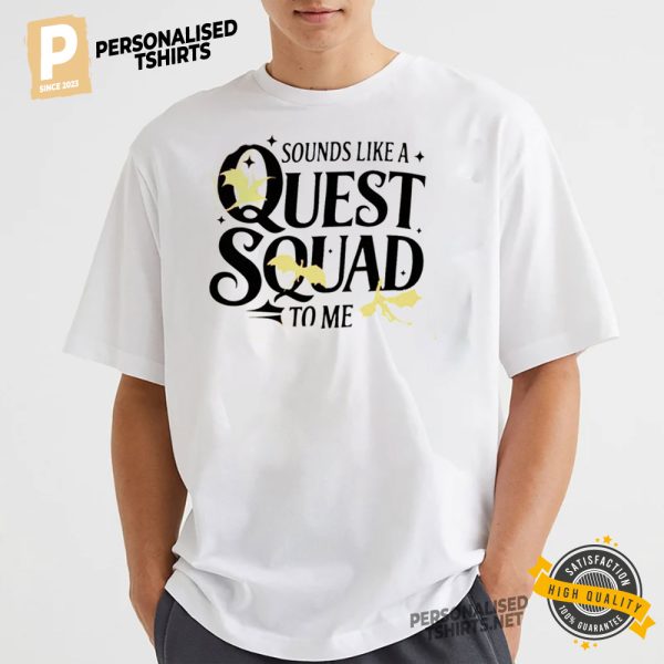 Quest Squad Fourth Wing Dragon Shirt