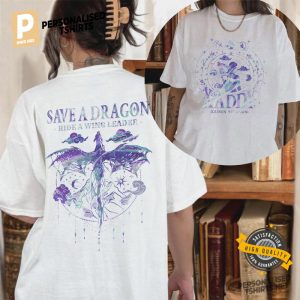 Save A Dragon Ride A Wingleader 2 Side Shirt