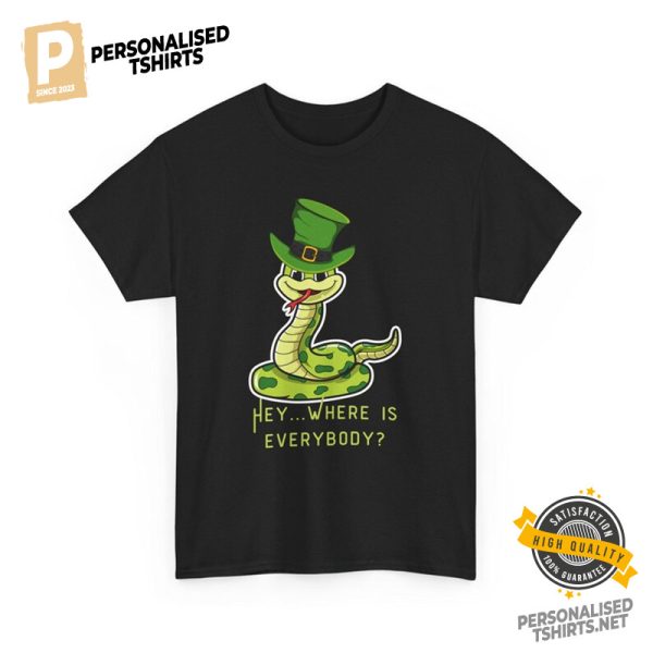 St Patrick's Day Snake Funny Tee