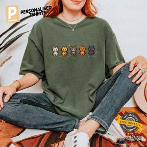 Stardew Valley Pixel Cats Premium Comfort Colors Tee