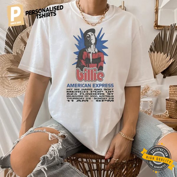 Billie Eilish Melbourne Tour T shirt 1