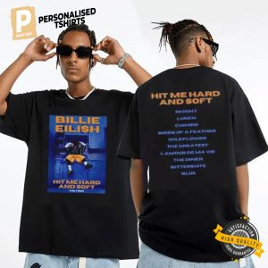 Billie Eilish New Album 2 Side T shirt 1