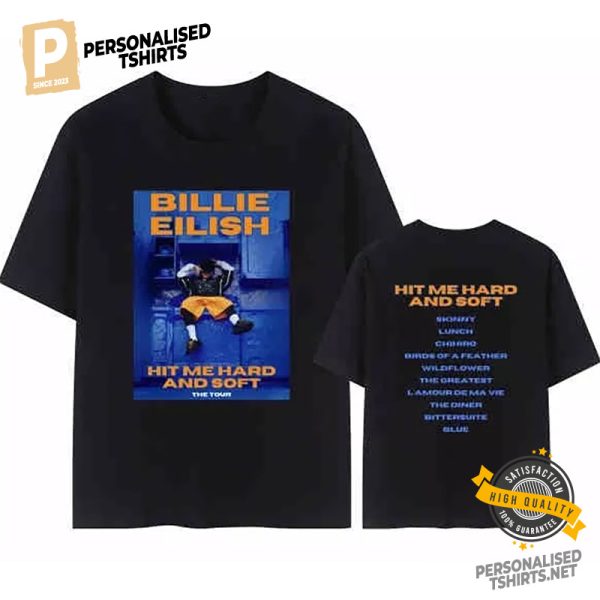 Billie Eilish New Album 2 Side T shirt