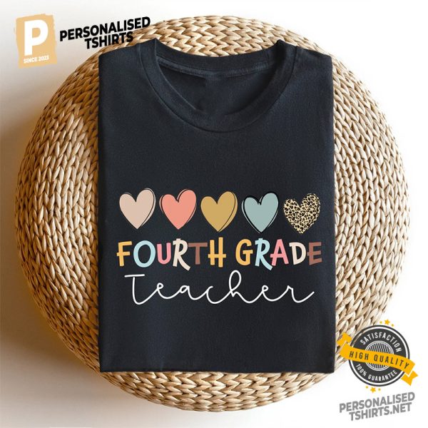 Fourth Grade Teacher Shirt 1